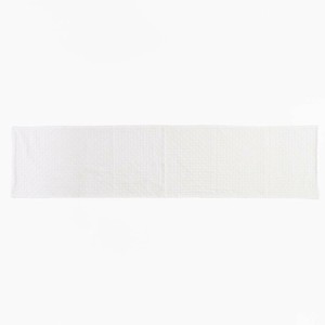志成販売 七宝つなぎ刺繍のテーブルランナー ホワイト 305044WH