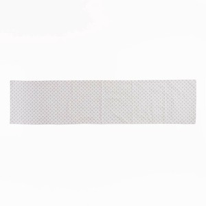 志成販売 七宝つなぎ刺繍のテーブルランナー グレー 305044GY