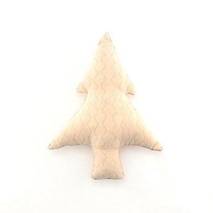 志成販売 ベルベットコットンのミニクッション ツリー ナチュラル 305012NT