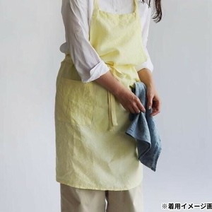 志成販売 フルエプロン フロスト シャンブレー リネン イエロー 303463YL