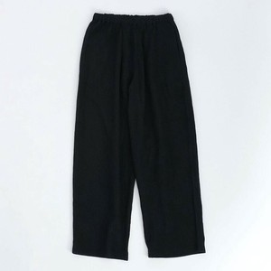 志成販売 コットンフラックスのルームウェア パンツ ブラック 304971BK