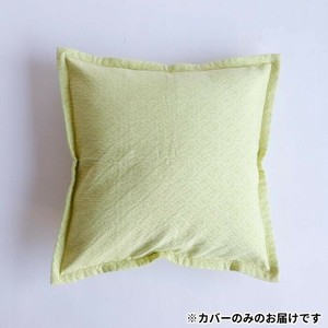 志成販売 クッションカバー アスタリスク ジャガード イエロー 303495YL