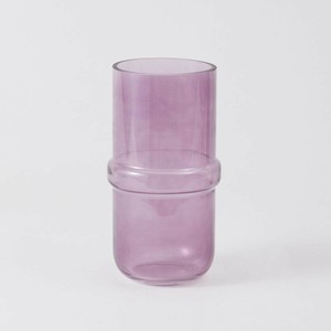 志成販売 カラー GLASS フラワーベース ノード パープル 107899PU