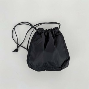 志成販売 ウォーターリペレント ポーチバッグ シャイン ブラック 107744BK