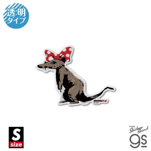 透明ステッカー Sサイズ Polka Dot Rat ブランダライズド クリアカラー アート gs グッズ BNK082S