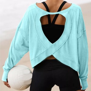 Tシャツ 長袖 美背 無地 ゆったり 快適 レディース ファッション 8987#BQQ1606