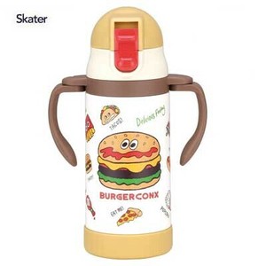 Water Bottle Burgers Skater 2-way 350ml