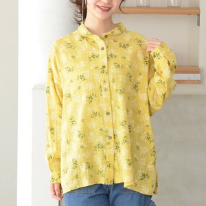 Button Shirt/Blouse Floral Pattern