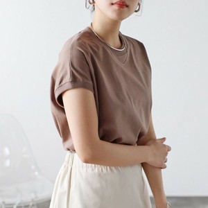 プチハイネック フレンチスリーブトップス SS