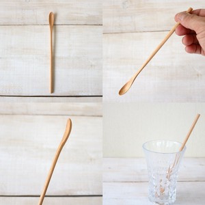 ナチュラル感のある木目が特徴的【木製・耐久加工nanotec】wooden beech ブナの木 マドラー耐久加工仕上げ