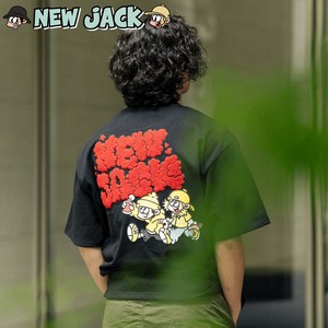 NEWJACK スプレーロゴTシャツ