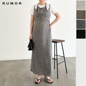 Casual Dress Tweed Camisole Dress American Sleeve [2025 NEW]
