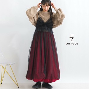 再入荷/チュールキャミワンピース