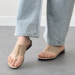 2025春夏新作【ITALIAN SHOEMAKERS】センターラインストーントングサンダル