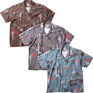【2025夏新作】【HOUSTON】ALOHA SHIRT（日本刀）