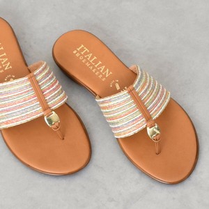 2025春夏新作【ITALIAN SHOEMAKERS】フラットトングサンダル