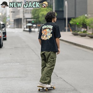 NEWJACK スケボー＋スプレ－ Tシャツ