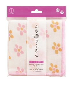 かや織りふきん ペールフラワー KK-600