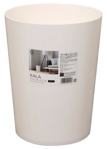 日本製 made in japan KALAダストボックス 丸 ホワイト KC-245
