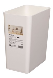 日本製 made in japan KALAダストボックス 角 ホワイト KC-243