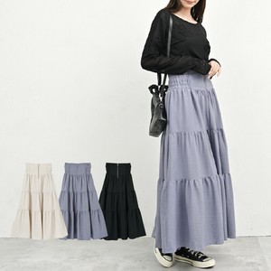 Skirt High-Waisted Front Zipper