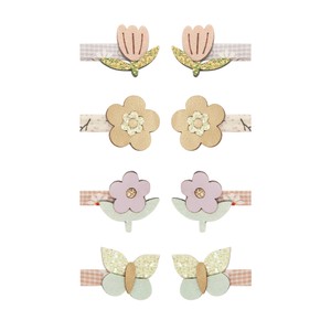 【MIMI&LULA】BOUQUET MINI CLIPS ヘアアクセサリー ヘアピン キッズ 子ども用 花 チューリップ