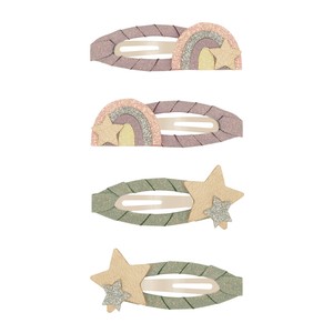 【MIMI&LULA】OVER THE RAINBOW CLIP SET ヘアアクセサリー ヘアピン キッズ 子ども用 虹 レインボー