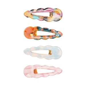 【MIMI&LULA】SCALLOPED ACETATE CLIPS ヘアアクセサリー ヘアピン キッズ 子ども用