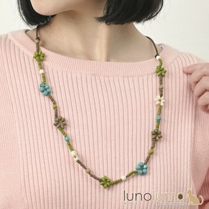 [SD Gathering] Necklace/Pendant Necklace Flower Pink Casual