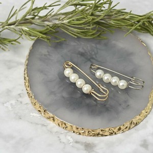 [SD Gathering] Brooch Pearl Brooch 4 tablets