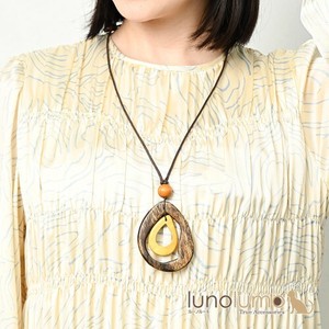 [SD Gathering] Necklace/Pendant Necklace Brown Bicolor Pendant Casual