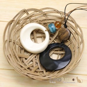 [SD Gathering] Necklace/Pendant Necklace White Pendant Casual