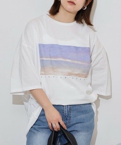 T-shirt T-Shirt Printed 5/10 length [S/S NEW]