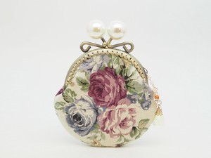 Pouch Pink Gamaguchi Coin Purse Rose
