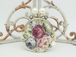 Pouch Pink Gamaguchi Coin Purse Rose