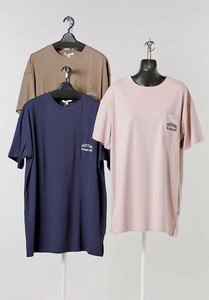USACOTTON100% 胸ポケット付きビッグTシャツ Tシャツ USAコットン 英字 ロゴ　半袖 夏