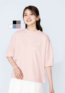 残り僅か 接触冷感 吸水速乾 UVカット ワンポイントロゴ 半袖Tシャツ　Tシャツ　ロゴ
