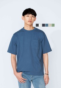 接触冷感 吸水速乾 UVカット ソフトタッチ胸ポケット付き半袖Tシャツ　Tシャツ　無地　メンズ