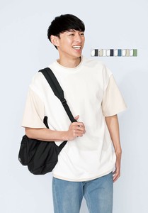 残り僅か 接触冷感 吸水速乾 UVカット ソフトタッチレイヤード半袖Tシャツ　Tシャツ　無地　メンズ