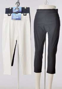 接触冷感 クロップド丈ハイテンションレギンスパンツ　スキニーパンツ　パンツ　冷感 スキニー