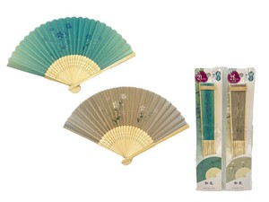 【あって涼しい布扇子です】扇子21cm 和花