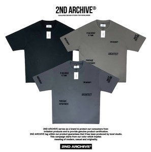 【2025春夏新作】2ND ARCHIVE 刺繍ワードアートTee