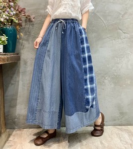 デニムパンツ  ワイドパンツ ゆったり 快適 レディース ファッション  MBQ187