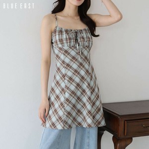 Casual Dress Ladies fashion Camisole Dress Check [2025 NEW]