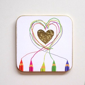 Coaster Heart Star