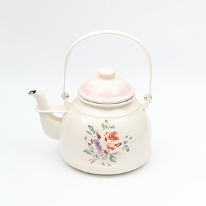 ＜新作・予約＞【日本製】プリンセスローズ　レトロケトル 1.5L［ホーロー/花柄/イマン/薔薇］