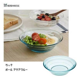 ボール φ15×4cm  アグアブルー ルラック  東洋佐々木ガラス   P-53305AQ-JAN