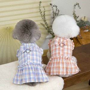 Dog Clothes Check Pattern Ribbon 2-colors