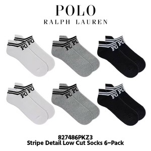 POLO RALPH LAUREN  靴下 6足セット ローカットソックス 827486PKZ3 【ポロラルフローレン】