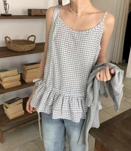 Camisole Check Tiered
